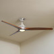 152cm 60-inch Nickel-Koa AC Ceiling Fan With Light Brushed 3 Blade 80W 152cm 60-inch Nickel-Koa AC Ceiling Fan With Light Brushed 3 Blade 80W